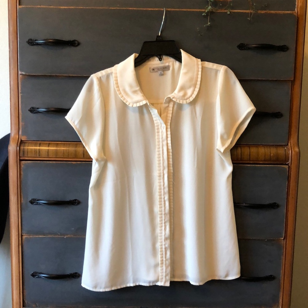 Cream Blouse